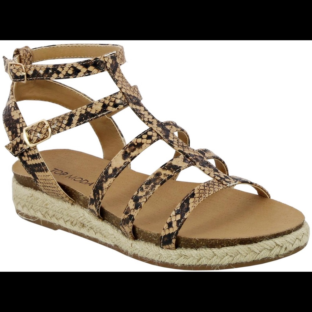 Snake sandals